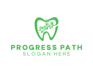 Green Dental Dentist logo design