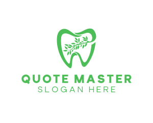 Green Dental Dentist logo design