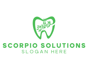 Green Dental Dentist logo design