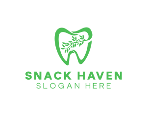 Green Dental Dentist logo design