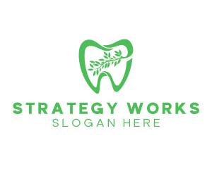 Green Dental Dentist logo design