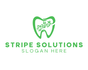 Green Dental Dentist logo design