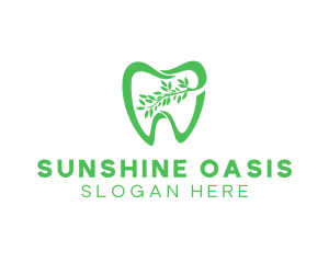 Green Dental Dentist logo design