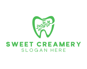 Green Dental Dentist logo design