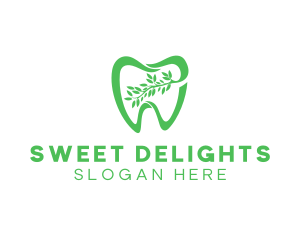 Green Dental Dentist logo design