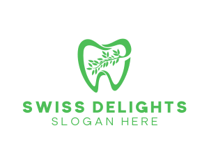 Green Dental Dentist logo design