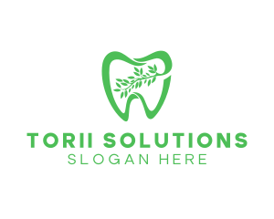 Green Dental Dentist logo design