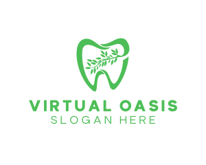 Green Dental Dentist logo design