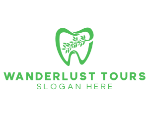 Green Dental Dentist logo design