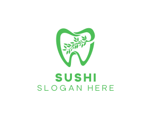 Green Dental Dentist logo design