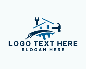 Tradesman - Roofing Renovation Tools logo design