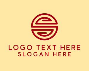 Symmetrical - Generic Asian Ornamental Letter S logo design