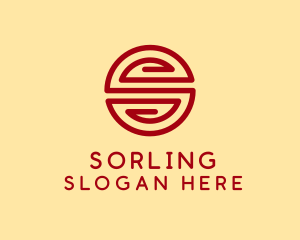 Generic Asian Ornamental Letter S  logo design