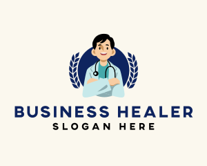 Doctor - Medical Male Doctor logo design