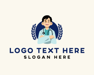 Male - Medical Male Doctor logo design