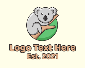 Branch - Koala Branch Mascot logo design