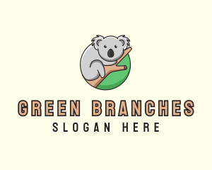 Happy Koala Branch logo design