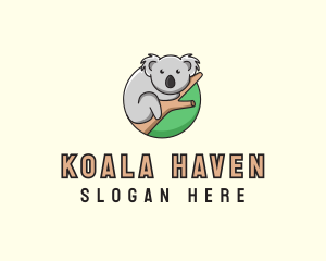 Happy Koala Branch logo design