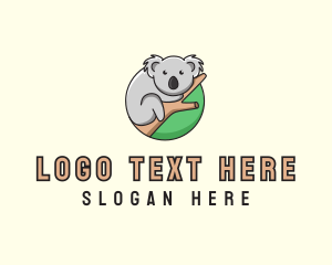 Veterinary - Happy Koala Branch logo design