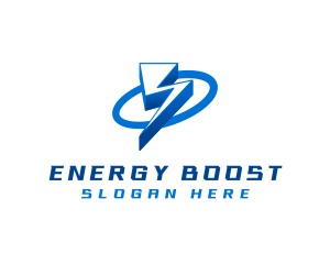 Power - Lightning Bolt Power logo design