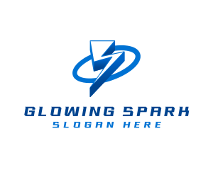 Lightning Bolt Power logo design