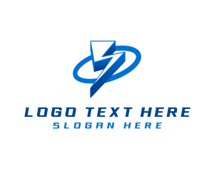 Supply - Lightning Bolt Power logo design