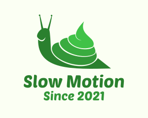 Snail - Green Poop Snail logo design