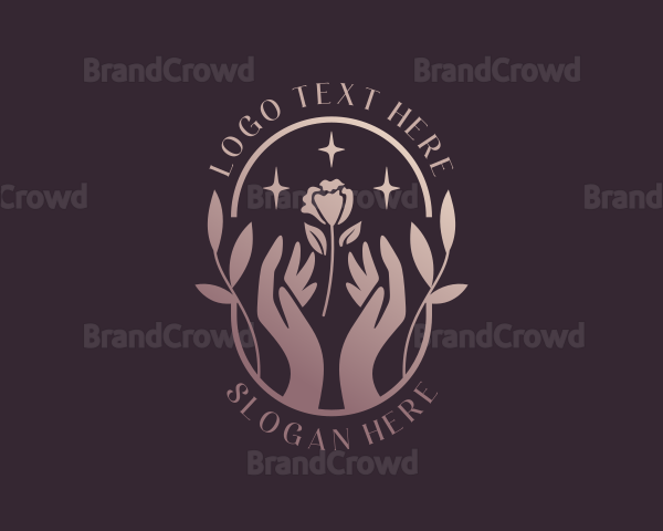 Flower Hands Wellness Logo