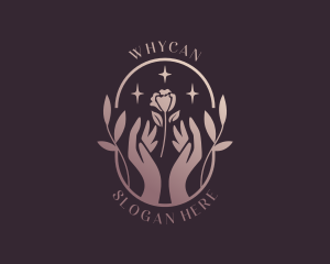 Yogi - Flower Hands Wellness logo design