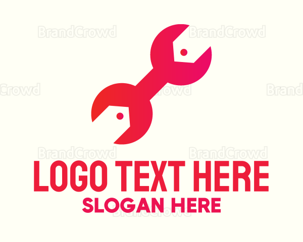Gradient Wrench Tag Logo
