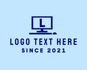 Computer Screen - Digital Personal Computer logo design