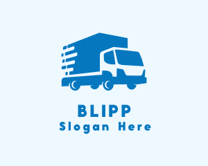 Truck Loading Delivery Logo