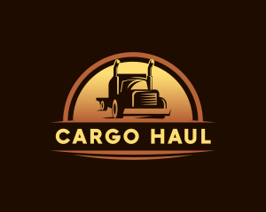 Logistics Truck Vehicle logo design