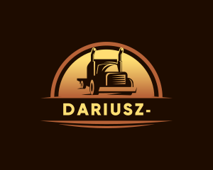 Garage - Logistics Truck Vehicle logo design