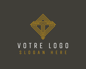 Strategist - Economy Firm Letter T logo design