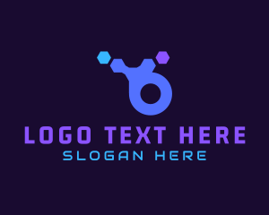 Tech - Red Hexagon Technology logo design