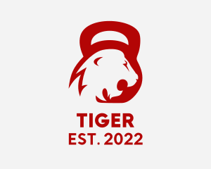 Tiger Crossfit Kettlebell  logo design
