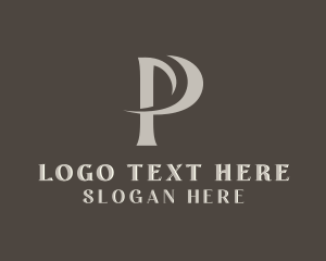 Company - Professional Brand Studio Letter P logo design