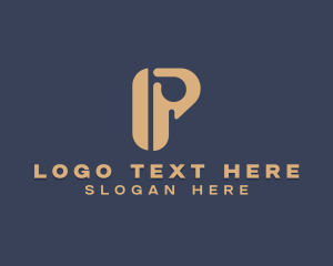 Company - Company Brand Letter P logo design
