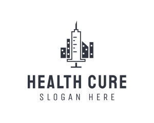 Medication - Syringe Medical City logo design