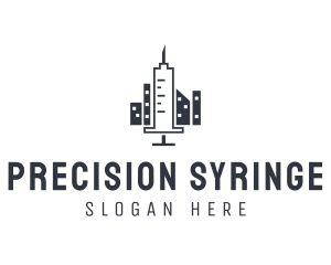 Syringe Medical City logo design