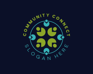 People Community Charity  logo design