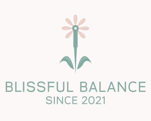 Selfcare - Floral Acupuncture Medicine logo design