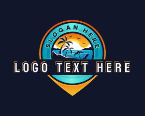 Ocean - Beach Resort Vacation logo design