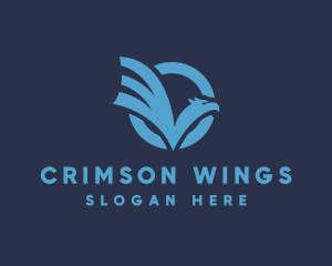 Bird Wing Aviation logo design