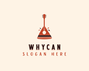 African Music Guitar Logo