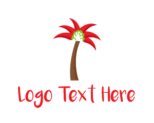 Jalapeno - Chili Palm Tree logo design