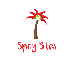 Jalapeno - Chili Palm Tree logo design