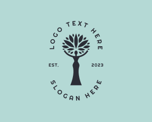 Skin Care - Organic Tree Lady logo design