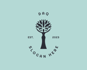 Therapy - Organic Tree Lady logo design